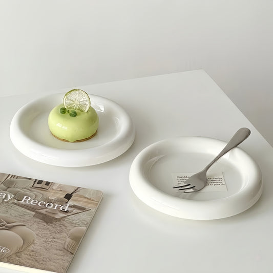 "Chubby" Aesthetic Ceramic Dessert Plate