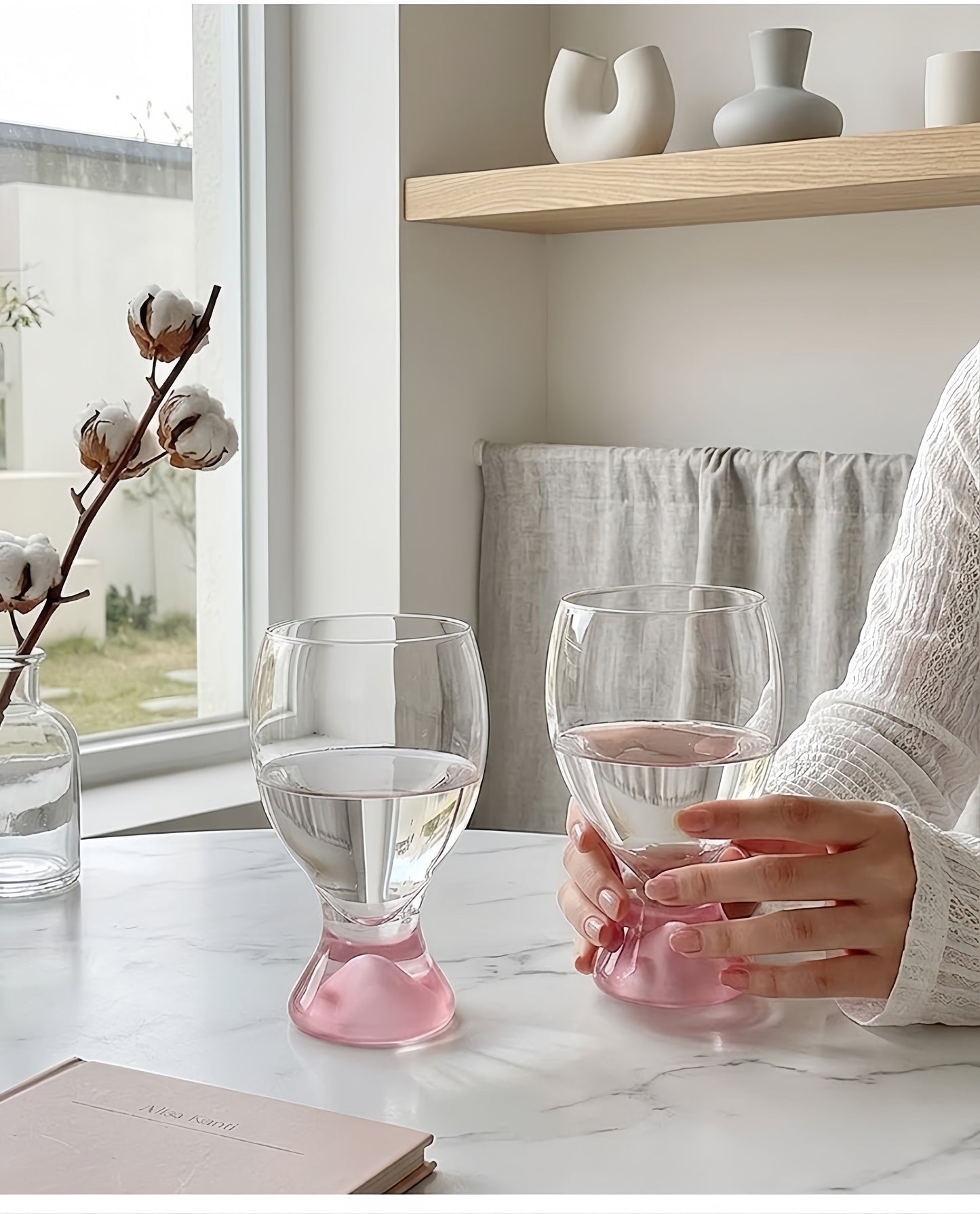 3D Mountain Range Aesthetic Glass Cup