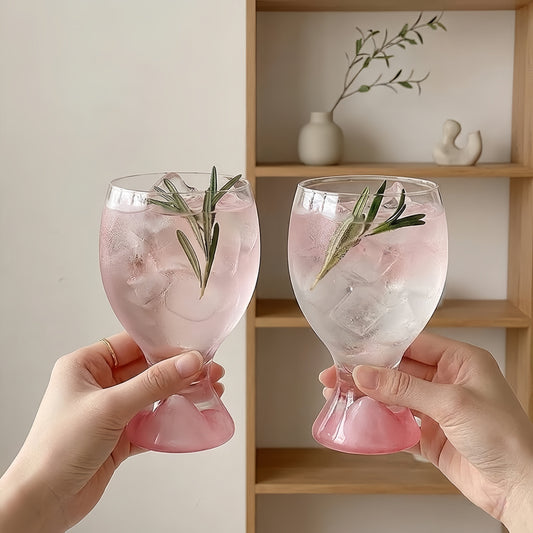 3D Mountain Range Aesthetic Glass Cup